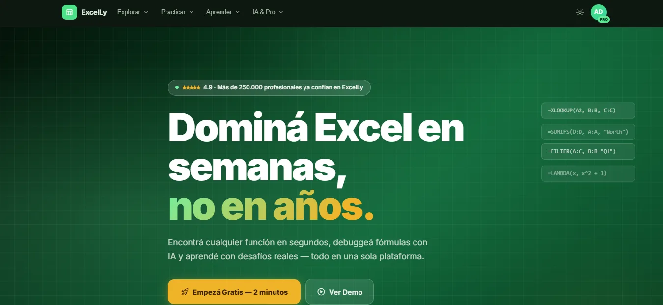 ExcelLy — Excel sin trabas